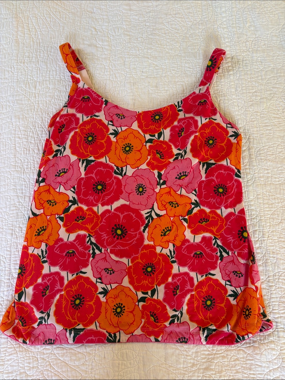 Duluth trading co Women's Cotton Knit Printmaker Tank Sleep top